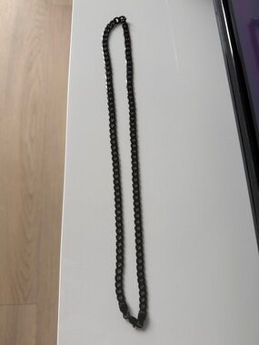 Black Chunky Chain Necklace